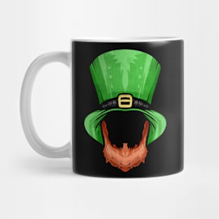 Red Beard and Green Hat For St. Patricks Day Mug